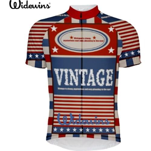 2019 vintage Brand Men Cycling Jersey Only Short Sleeves Pro Team Bike Wear Ropa Ciclismo MTB Bicycle Clothes Sport Shirt 5825