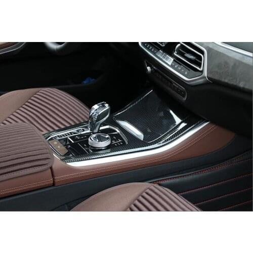 Car Inner Door Audio Speaker Gearshift Panel Door Armrest Reading Light Cover Trim Car Sticker for BMW X5 Carbon Accessories