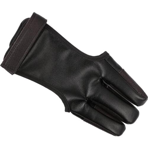 Archery Gloves Left Right Archer Compound Bow Shooting Fingers Tab Protector