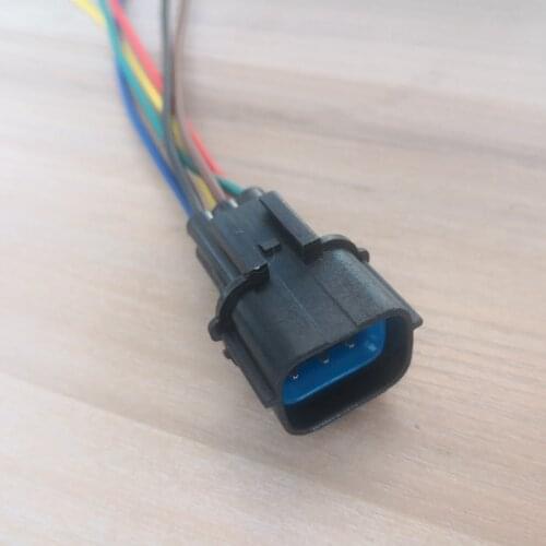 1/2/4/10/20pcs/lot 6 Pin/Way Male Throttle Idle Motor Plug Connector With Wire Harness Pigtail For Mitsubishi PB521-06020