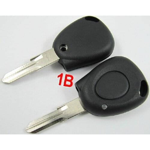 1 Button Replacement Remote Key shell Case For Renault Without Battery Clamp Fob key cover 10PCS/lot
