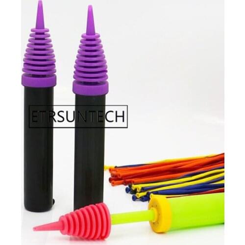 100pcs Plastic Balloon Pump for Latex Inflatable Toys Foil Balloons Air Balls Pump Hand Pump Party Supplies