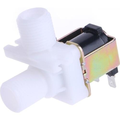 DC 12V Electric Solenoid Valve Magnetic N/C Water Air Inlet Flow Switch 1/2"