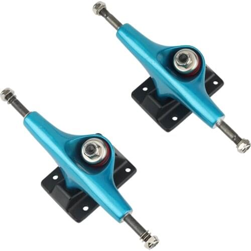 2Pcs Generic 5 Inch Adult Skateboard Bracket Truck Accessory Aluminum Alloy Shock Resistant Skateboard Trucks