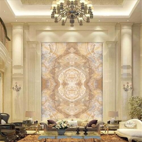 Milofi custom 3D wallpaper mural European pattern marble parquet entrance wall living room bedroom decoration painting wallpaper