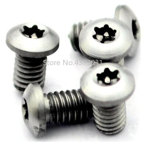 8 pieces Stainless steel T6 plum screw pocket knife back clip screw fittings EM ZT back clip screw