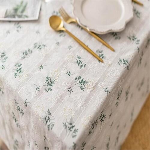 Free Shipping Pastoral Style Lovely Warm Cartoon Tablecloth Table Cover Coffee Tea Table Cloth For Gift Wedding Living Decorate