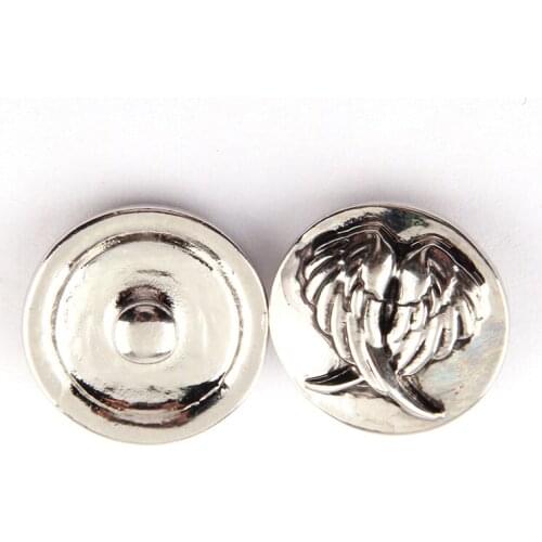Free drop shipping 1.8-2cm alloy Angel wings design charm DIY button metal charms