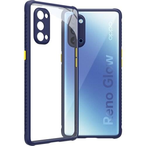 For OPPO Reno4 Pro 5G Wheels CASE Luxury Shockproof Anti Drop Black Soft Edge Back Cover For Reno4 Pro 5G on 6.55'' Clear Case