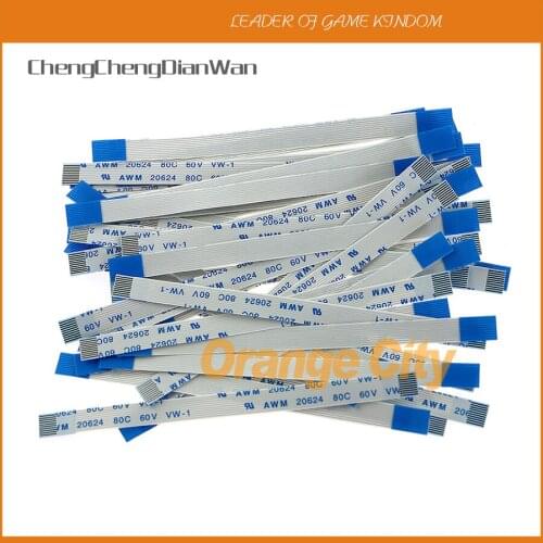 ChengChengDianWan 150pcs/lot 10Pin Flexible Flat Cable Power Switch flex Cable Repair parts For PS3 slim 2000 Controller