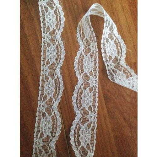 Cheap 3cm width 200meter white hot lovely wedding bridal wave Lace trim DIY sewing,handicraft headband,America Europe lace