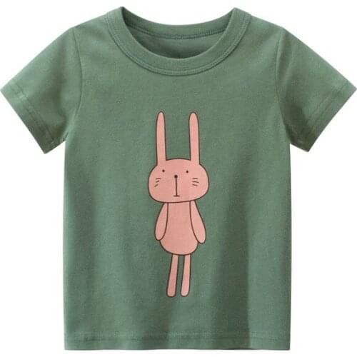 Korean-style Childrenswear Wholesale CHILDRENS Short-sleeved T-shirt 2020 New Style Baby Girl Clothes a Generation