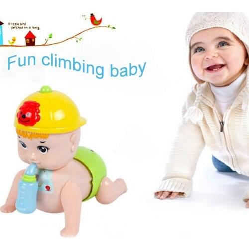 Baby Rattle Crawl Climb Learn Toy Toddler Music Cartoon Doll for Kid Stroller Bed Bell Education Newborn 0-12 Month Infant Child