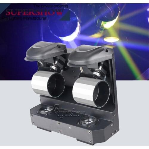 Double Roller Scanner Light led barrels bar effect light Colorful Auto Rotating RGBW LED Bulb Stage Light for dj disco lighting