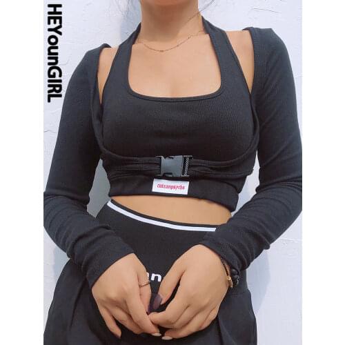 Женские хлопковые футболки Heyoungirl China At AliExpress