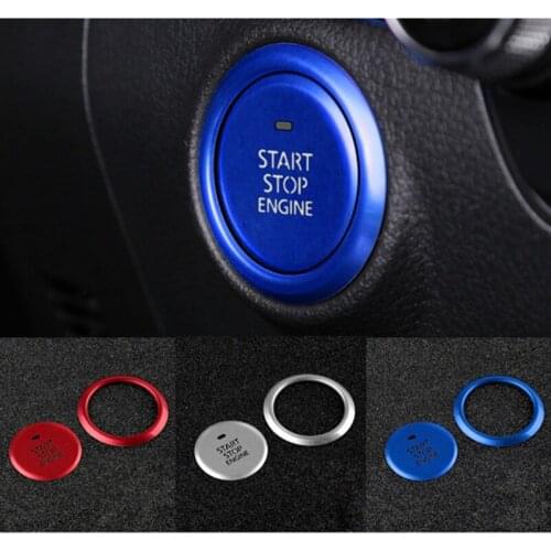 Car Engine Start Stop Button Decoration Keyless System Switch Cover Fit For Mazda 3 Axela 2020 Car-styling
