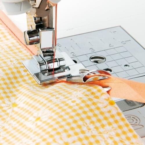 1/4"Bias Binder Foot For Multifunctional Sewing Machine, Husqvarna Viking,Brother, Babylock, Janome, Juki, Singer (1 PCS)