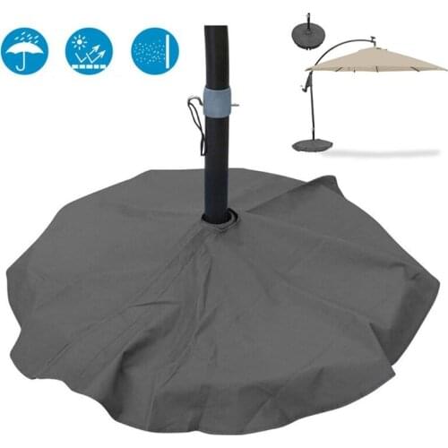 Outdoor Garden Umbrella Stand Cover Weatherproof Oxford Cloth Heavy Duty Canopy Parasol Base Cover Parasol Base Protector