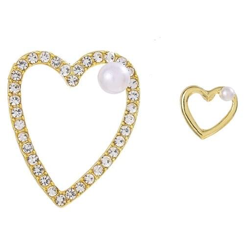 New Jewelry Imitation Pearl Asymmetric Fashion Design Temperament Earrings Aretes De Mujer Kolczyki