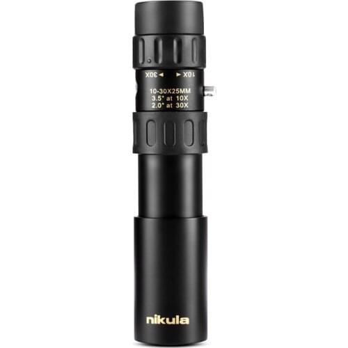 NEW Nikula 10-30x25 HD Zoom Monocular high quality Telescope Pocket Monoculars Hunting Bak4 Optical Prism