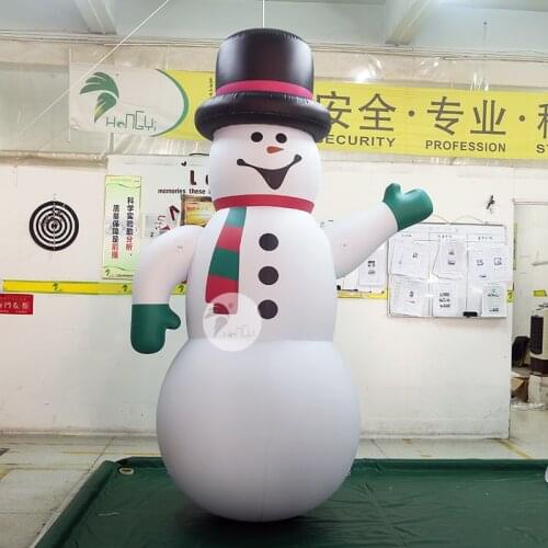 New Type Of Holiday Advertising To Promote PVC Large Cute Inflatable Snowman