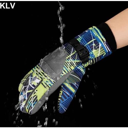 Kids Children Winter Warm Mountain Snowboard Ski Gloves Windproof Waterproof Outdoor Sports Full Finger Mittens