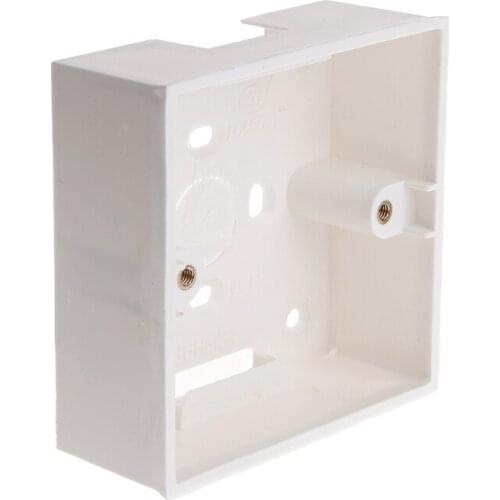 86X86 PVC Junction Box Wall Mount Cassette For Switch Socket Base 425C