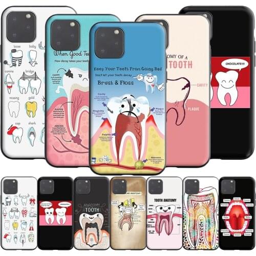 Dental Definitions Tooth Silicone Case for Realme Narzo 30A GT NEO C3 C25 C21 C20 C17 C15 C12 C11 8 7 7i 6 6i Pro