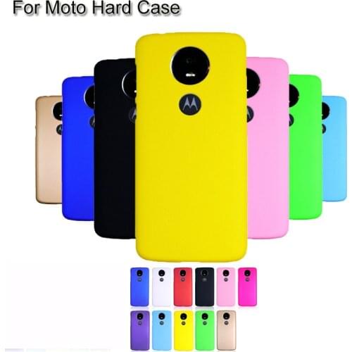 Cute Candy Color PC plastic Matte Case For MOTO Z2 E4 G6 G5S G5 G4 X G3 X3 C M PLUS X4 NEXUS 6 Z3 PIAY Shockproof Hard Case