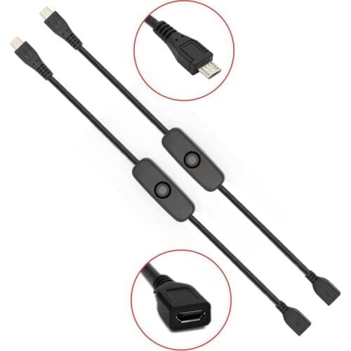 For Raspberry PI Power USB Cable With ON/OFF Switch Power Control Toggle for Pi 3 Model B+/ B/2/Zero/w