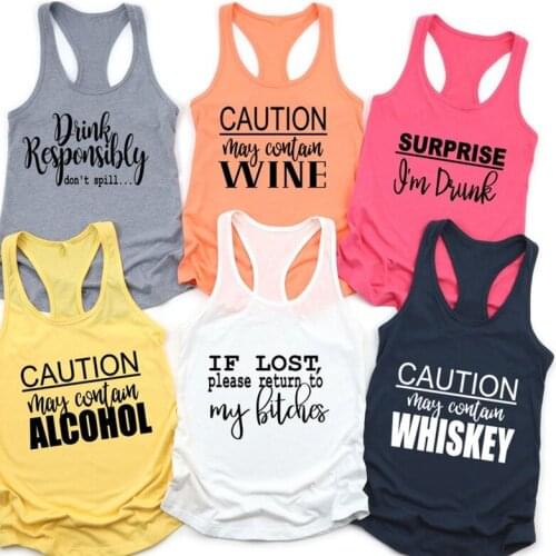 Personalized Colours Female Tanks Customizedelorette Party Tanks Birthday Party Bach Ladies Tanks Womens trip racerback tanks