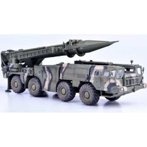 1/72 Die-cast Soviet SCUD B Scud Tactical Missile, Soviet Army 9P117 Launcher, Transport Vehicle 1970 Military Model Toy