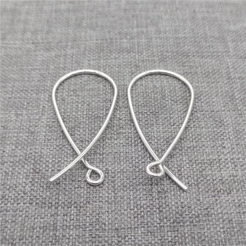 Sterling Silver Awareness Ribbon Ear Earring Wires Rhodium Plated w/ Open Ring