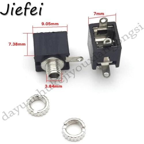 200pcs 2.5mm Female MONO Audio Switched Socket Panel Jack for 2.5mm plug New