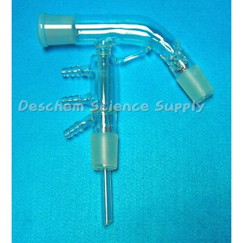 24/29,Distillation head Short Path Condenser,Glass Adapter,Lab Glassware