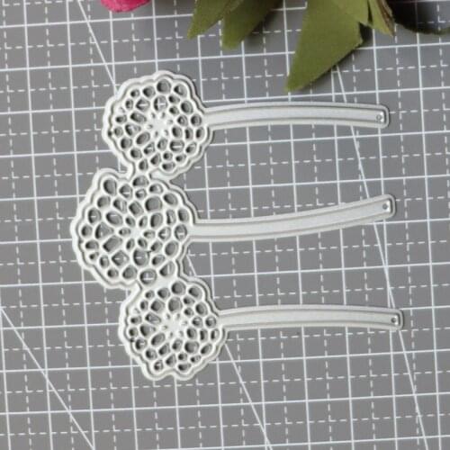 3pcs/set Dandelion Flower Metal Cutting Dies Stencils For DIY Scrapbooking Decorative Embossing Handcraft Die Cutting Template