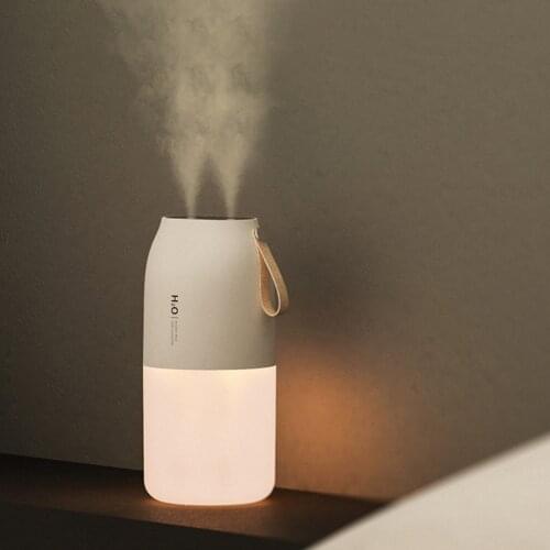 300ml 2 Nozzles Wireless Air Humidifier Aroma Diffuser 2000mAh Battery Rechargeable Umidificador Essential Oil Humidificador
