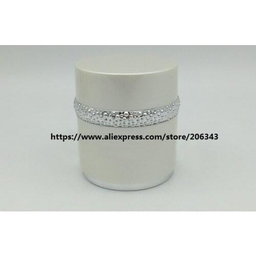 50g pearl white acrylic cream jar for essence/day cream/night cream/essence/gel/moisturizer cosmetic packing