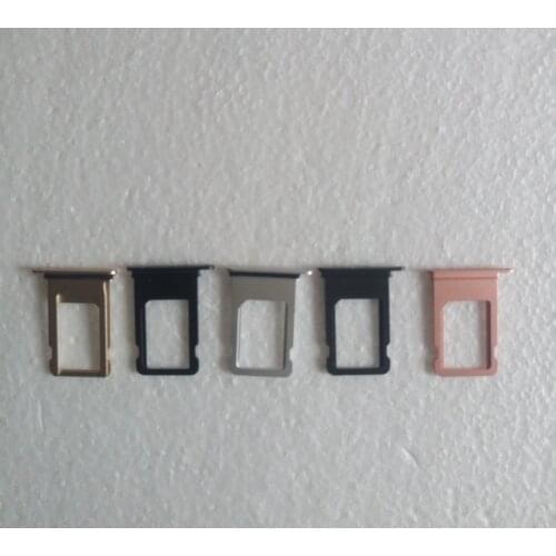 50pcs/lot SIM Card Tray Holder for iPhone 6S 7 Plus 6SP 7P SIM Card Adapter Replacement Parts