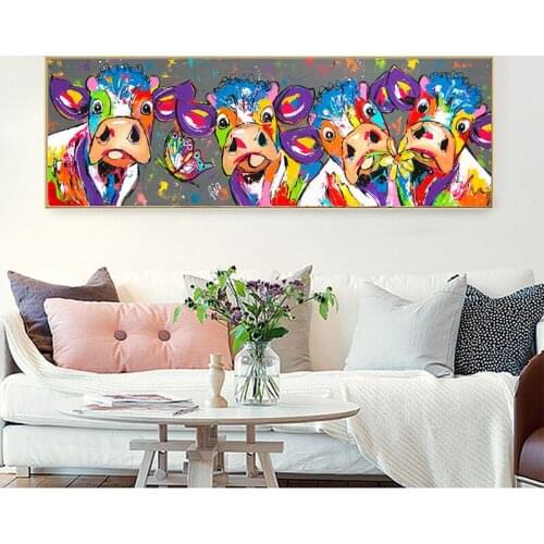 Abstract and interesting decorative painting of calf room decor aesthetic wall art decor living room decoration