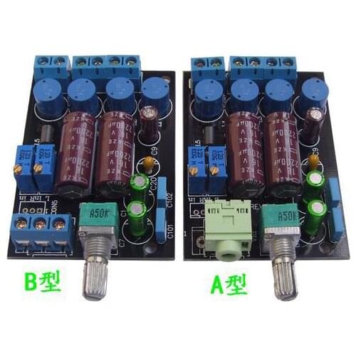 Free Shipping! TA2024 Digital Amplifier board large capacitor 12V