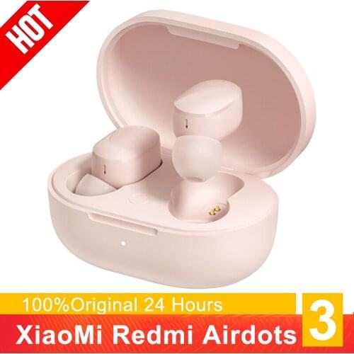 Original Xiaomi Redmi AirDots 3 Portable Bluetooth 5.2Headset True Wireless Adaptive Stereo Smart Touch Headset Gaming Earbuds