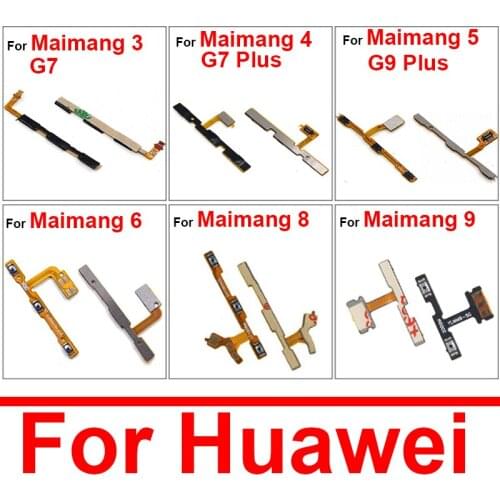 Power & Volume Button Flex Cable For Hauwei Maimang 3 4 5 6 7 8 Audio Control & Power Flex Ribbon Cable Repair Replacement Parts