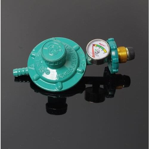 Household bottled liquefied petroleum gas regulator shockproof oxygen pressure regulator cylinder gauge gas burner repair parts