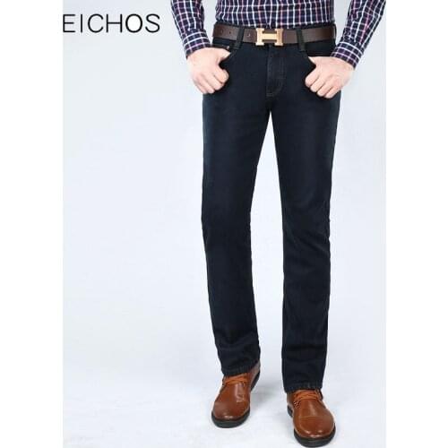 Мужские зимние джинсы EICHOS China At AliExpress
