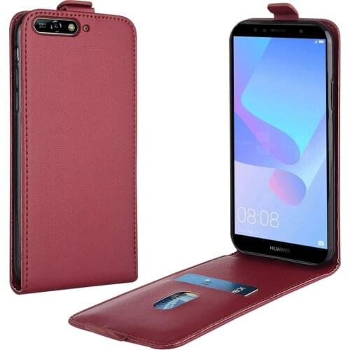 Flip Case for Huawei Y6 2018 ATU-L11 ATU-LX3 ATU-L21 ATU-L22 Leather Case for Y6 2018 Phone Case