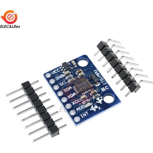 GY-521 MPU6050 Module I2C 3 Axis Analog Gyroscope Sensor + 3 Axis Accelerometer Module MPU-6050 DC 3-5V