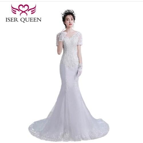 ISER QUEEN Mermaid Silhouette Wedding Dresses