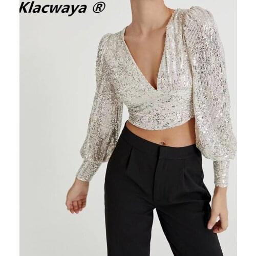 Женские футболки с длинным рукавом Klacwaya China At AliExpress