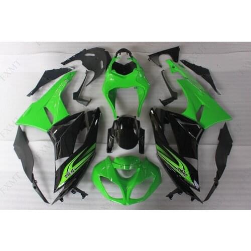 Zx6r 09 10 Fairings Ninja Zx-6r 2009 Body Kits for Kawasaki Zx6r 2009 - 2012 Motorcycle Fairing Green Black